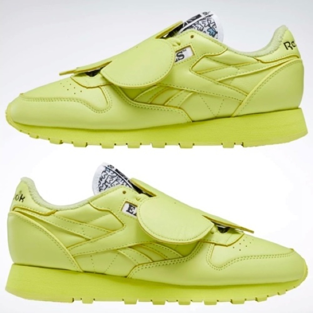 NWT Eames x Reebok Collab Sneaker Aloe Yellow Green Neon Sneakers Unisex Shoes